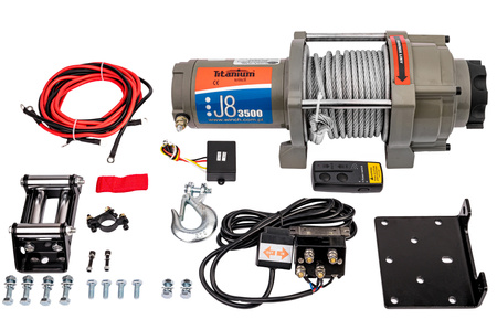 Wyciągarka elektryczna 12v 3500 lbs 1,5 T do quada TITANIUM WINCH