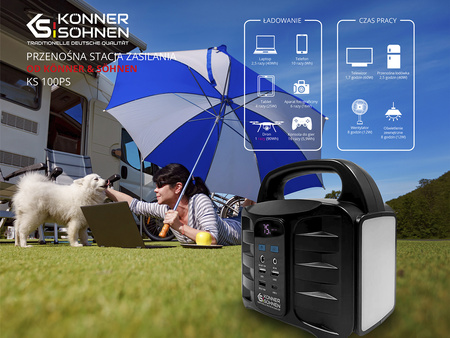 Przenośny powerbank stacja ładownia 14Ah KS 100PS Könner & Söhnen KS