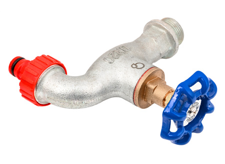 Zawór kran czerpalny grzybkowy żeliwny ocynkowany z szybkozłączką 3/4" DN20 DIAMOND