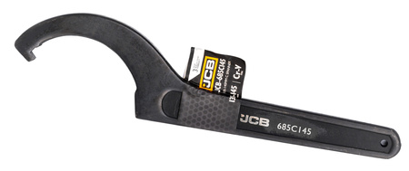 Klucz hakowy z noskiem pazurem nastawny do nakrętek 135-145 mm JCB