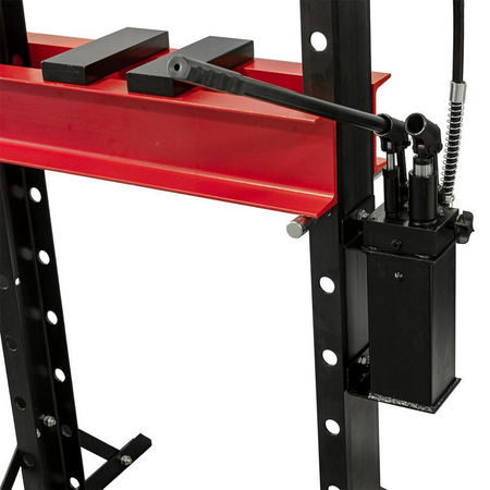 Prasa hydrauliczna warsztatowa podłogowa 2- stopniowa 30T RF napęd ROCKFORCE