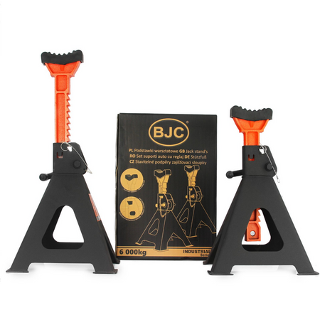 2x kobyłki 6T samochodowe podstawki podpory warsztatowe do podnośnika żaba BJC