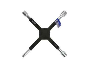 Klucz krzyżak do odkręcania kół 17-19-21 mm GEKO