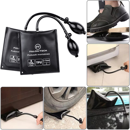 Poduszka montażowa pneumatyczna do podnoszenia mebli okien zestaw 150 kg 4 szt FALON-TECH