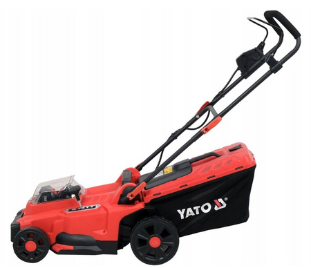 Kosiarka akumulatorowa do trawy mocna 36V 2x18V 2x4Ah 37 cm YT-85222 YATO