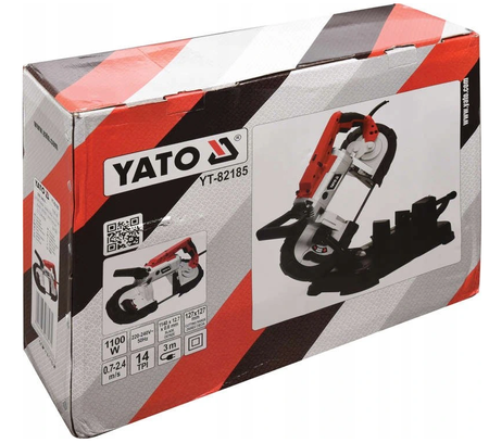 Piła przecinarka Taśmowa z Podstawą 1100W YATO