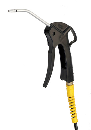 Pistolet pneumatyczny do przedmuchu kabiny przedmuchiwania wąż spiralny 6m 1/4" JCB