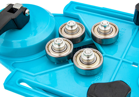 Prowadnica przyssawka przymiar szablon do otwornic wiertła glazury FALON-TECH