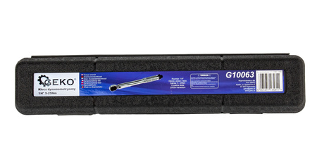 Klucz dynamometryczny 1/4" 280 mm 5-25 Nm GEKO PROFI