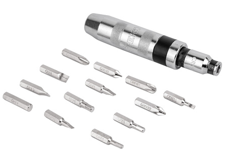 Wrętak udarowy wykrętak śrubokręt +13 bitów GEKO