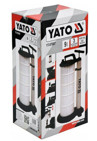 Odsysarka wysysarka ręczna oleju 3 sondy 9L YT-07087 YATO