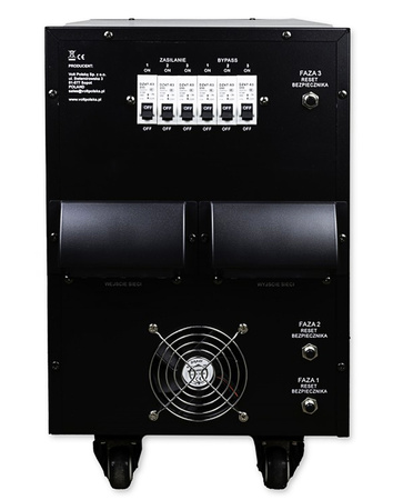 Stabilizator napięcia AVR PRO 30kVA trójfazowy 3% automatyczny VOLT POLSKA