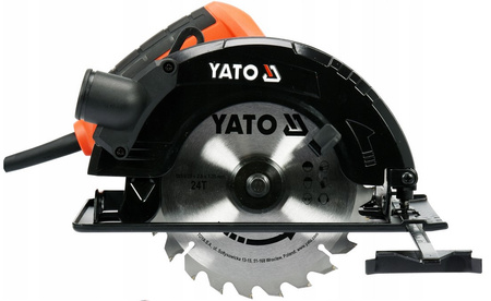Pilarka piła tarczowa elektryczna krajzega do drewna 185mm 1500w YT-82152 YATO