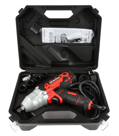 Klucz udarowy elektryczny 1/2'' 2000w + nasadki GEKO