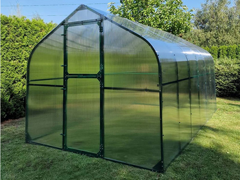 Szklarnia ogrodowa poliwęglan premium plus 250x400 10m2 kolor zielony PTF