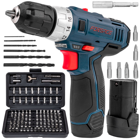 Wiertarko-wkrętarka akumulatorowa 12V FORSAGE