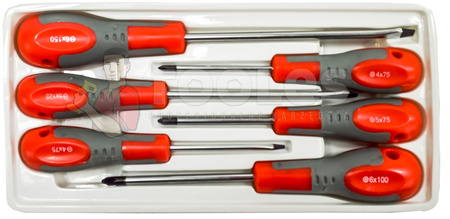 Śrubokręty Wkrętaki z Magnesem Zestaw 6szt PH FT (śrubokręt, wkrętak)