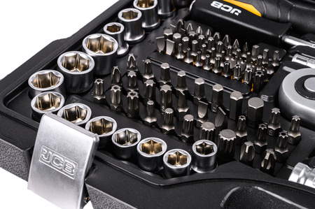 Zestaw narzędziowy klucze nasadowe oczkowe płaskie torx nasadki 218el JCB