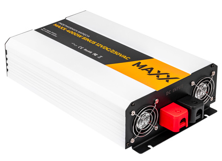 Przetwornica prądu napięcia czysty sinus 12v 230v 2000/4000w MAXX 4SUN