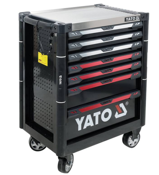 Szafka serwisowa 7 szuflad blokada otwarcia YATO