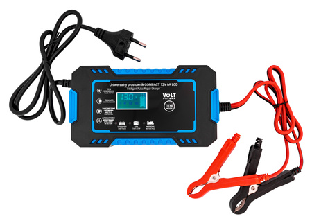 Zestaw akumulator agm opti 12v 75ah + prostownik ładowarka akumulatora lcd 12v 6a VOLT POLSKA