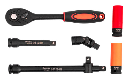 Klucze nasadowe zestaw 32 elementów 1/2 " FORCEKRAFT