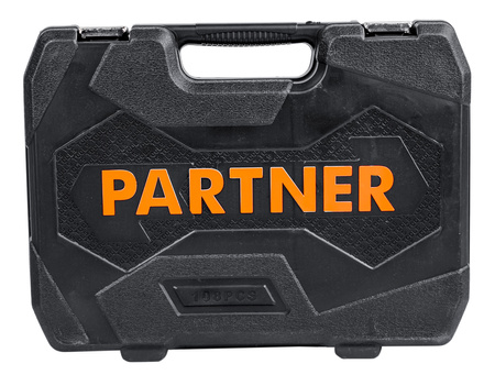 Zestaw narzędziowy kluczy nasadowych klucze nasadowe torx grzechotki 108 el PARTNER