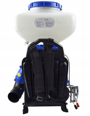 Opryskiwacz spalinowy plecakowy turbinowy ogrodowy dmuchawa siewnik 20L 2,9 km GEKO