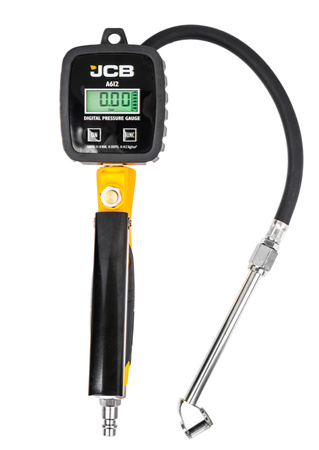 Pistolet do pompowania kół cyfrowy manometr LCD pompka samochodowa 0-14 bar JCB