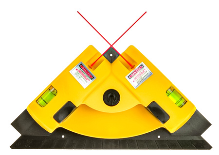 Poziomica laserowa do płytek laser kątowy 2 linie GEKO