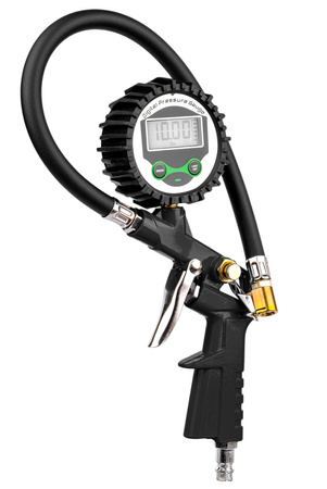 Pistolet do pompowania kół cyfrowy manometr lcd pompka samochodowa 18 bar FALON-TECH