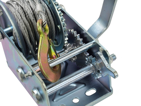 Wyciągarka korbowa linowa uciąg 1136 kg 2500 LBS GEKO