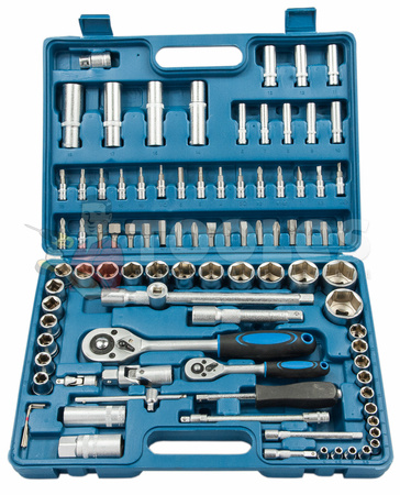 Zestaw narzędziowy klucze nasadowe bity torx 94 sztuk MASTIFF