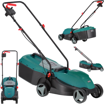 Kosiarka elektryczna do trawy z koszem lekka 1000w 25L 3450 obr/min KS 32LM Könner & Söhnen