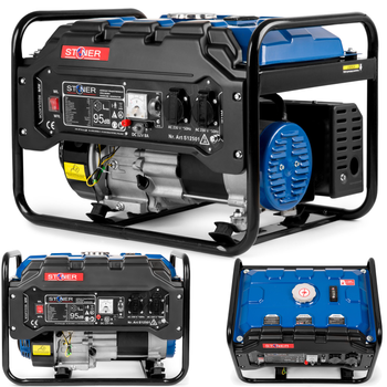 Agregat prądotwórczy generator prądu hex gen 3000w 3kW 7Km STONER SILVER