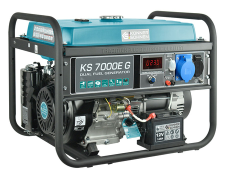 Agregat generator prądu benzyna gaz KS 7000E G Könner & Söhnen KS