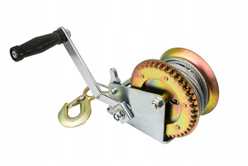 Wyciągarka korbowa linowa uciąg 454 kg 1200LB GEKO