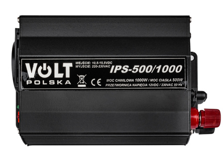 Przetwornica napięcia prądu IPS-1000 (12V/230V/1000W) VOLT POLSKA