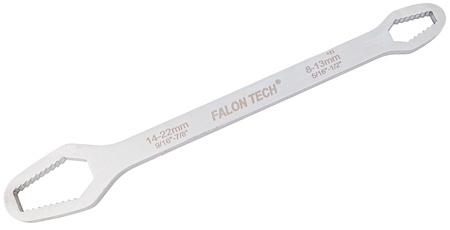 Płaski klucz oczkowy uniwersalny 35w1 8-22 mm FALON-TECH