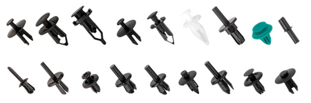 Spinki i kołki samochodowe 456 szt sortownik GEKO