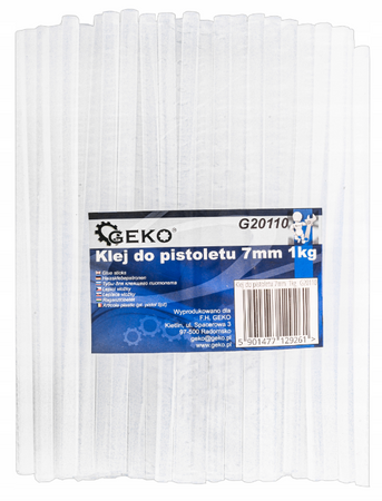 Wkłady do kleju na gorąco 1kg 200mm x 7mm GEKO