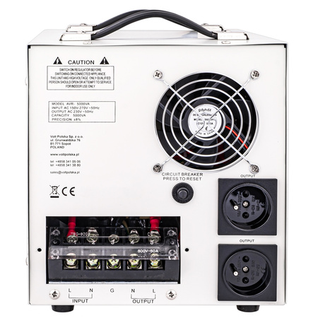 Stabilizator napięcia AVR 5000VA Do Agregatu VOLT POLSKA