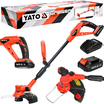 Podkaszarka akumulatorowa 18V + akumulator 2Ah i ładowarka YATO