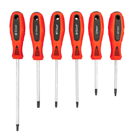 Zestaw śrubokrętów wkrętaki bity klucze nasadki imbusy torx z magnesem 100el JCB