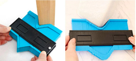 Wzornik szablon przymiar odwzorowania kształtów duplikator 120 mm FALON-TECH