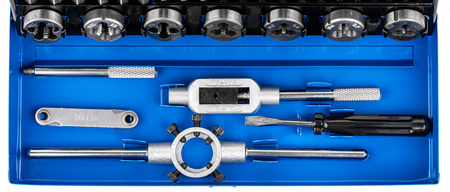 Zestaw narzynki gwintowniki kalibrowniki 32 szt M3-M12 SCHEPPACH