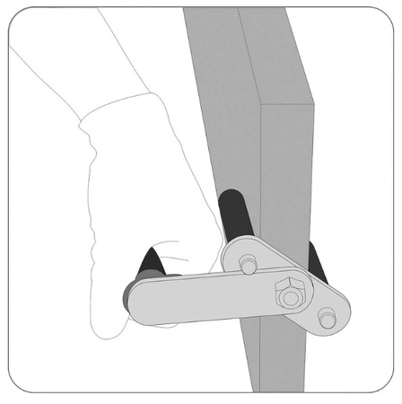 Uchwyt do noszenia płyt GK 2szt. FALON-TECH