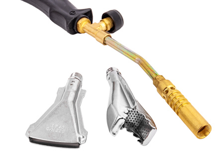 Palnik gazowy wielofunkcyjny uniwersalny 3 końcówki SILVER