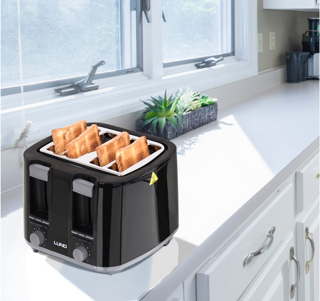 Toster opiekacz kanapek 7 poziomów 3 funkcyjny 4 kromki 1500w LUND 67501 YATO