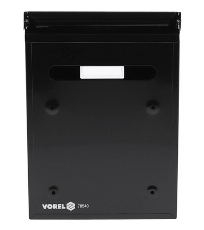 Skrzynka na listy pocztowa euroskrzynka 285x200x60 mm czarna VOREL YATO